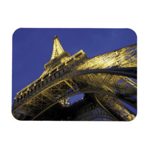Europa, Frankreich, Paris, Eiffelturm, Abend 2 Magnet