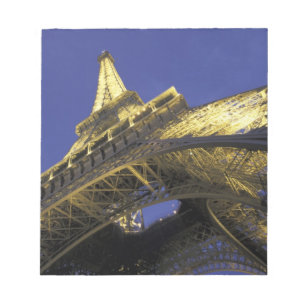 Europa, Frankreich, Paris, Eiffelturm, Abend 2 Notizblock
