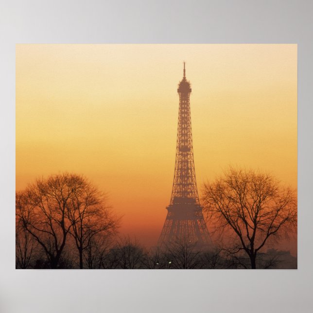 Europa, Frankreich, Paris Eiffelturm (Mittel) Poster (Vorne)
