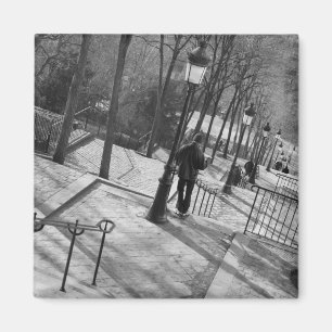 Europa, Frankreich, Paris, Montmartre: Morgen auf Magnet