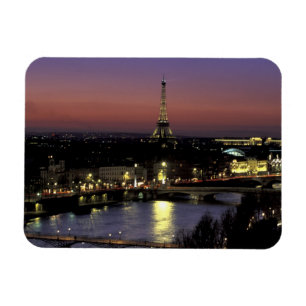 Europa, Frankreich, Paris, Sonnenuntergang auf Eif Magnet