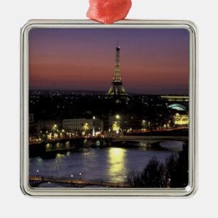 Europa, Frankreich, Paris, Sonnenuntergangsblick a Ornament Aus Metall