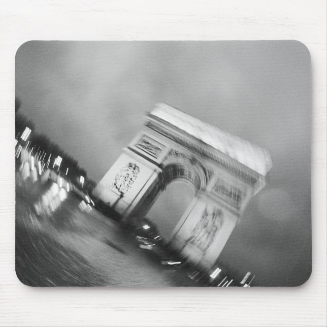 Europa, Frankreich, Paris. Spinning Arc de Triomph Mousepad (Vorne)