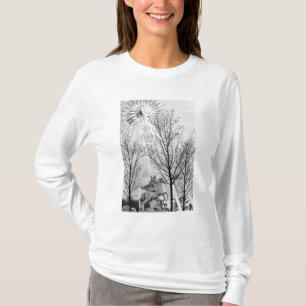 Europa, Frankreich, Paris. Statue und Riesenrad, T-Shirt
