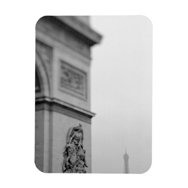 Europa, Frankreich, Paris Triumphbogen und 2 Magnet (Vertikal)