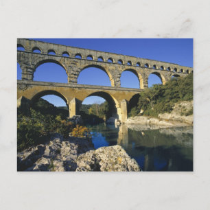 Europa, Frankreich, Pont du Gard. Pont du Gard Postkarte