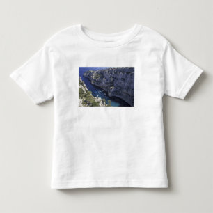 Europa, Frankreich, Provence, Calanques. Kalkstein Kleinkind T-shirt