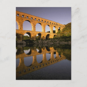 Europa, Frankreich, Provence, Gard. Pont du Gard Postkarte