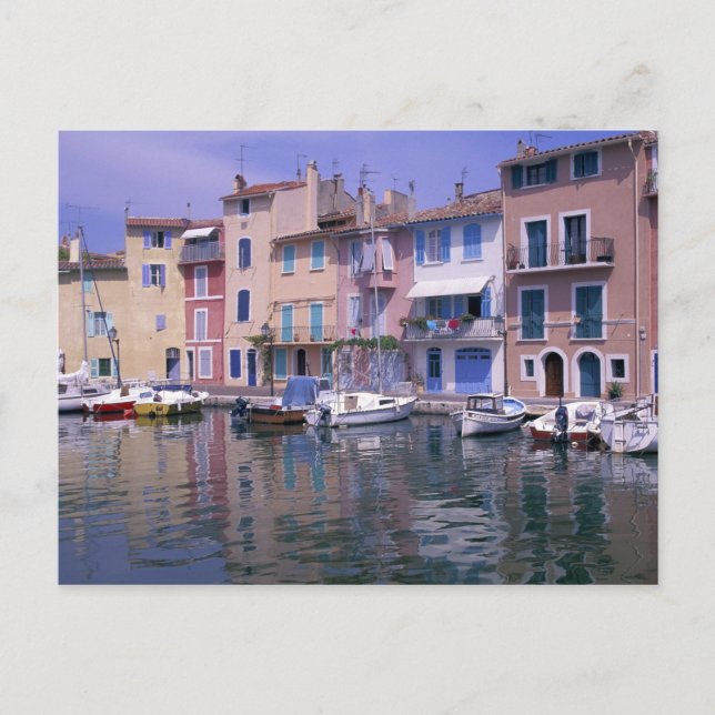 Europa, Frankreich, Provence, Martiques, Miroir Postkarte (Vorderseite)