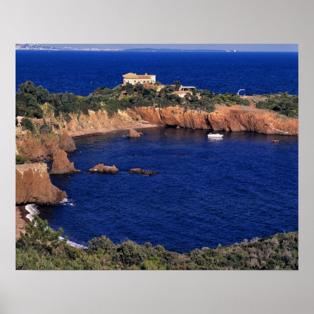 Europa, Frankreich, Theoule-sur-Mer. Ein Fliesenda Poster (Vorne)