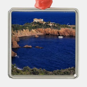 Europa, Frankreich, Theoule-sur-Mer. Ein ziegelged Ornament Aus Metall