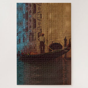 Europa - GONDOLA - Italien - Venedig - Gondolier - Puzzle