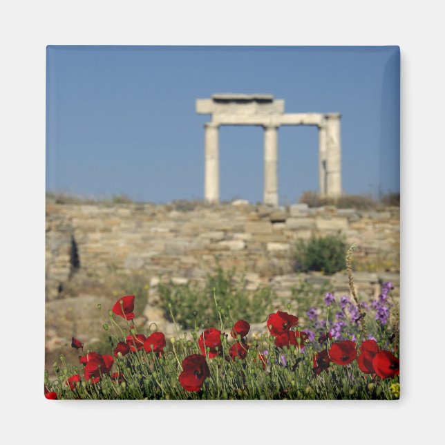 Europa, Griechenland, Cyclades, Delos. Spalten rui Magnet (Vorne)