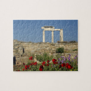 Europa, Griechenland, Kykladen, Delos. Spaltruinen Puzzle