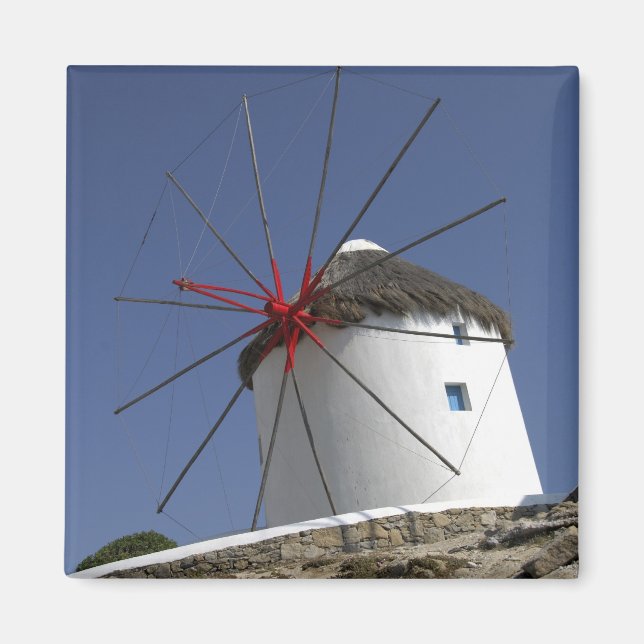 Europa, Griechenland, Mykonos. 3 Magnet (Vorne)