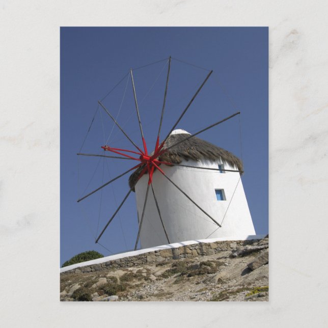 Europa, Griechenland, Mykonos. 3 Postkarte (Vorderseite)