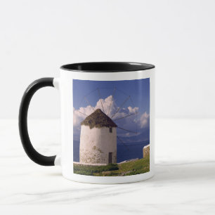 Europa, Griechenland, Mykonos. Ein auffälliges Wei Tasse