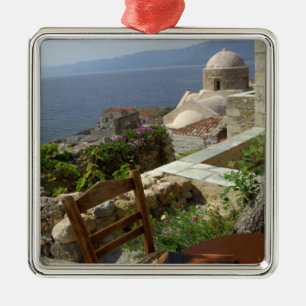 Europa, Griechenland, Peloponnes, Monemvasia (einz Silbernes Ornament