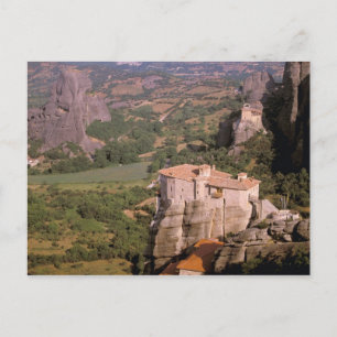 Europa, Griechenland, Thessalien, Meteora, Kastrak Postkarte