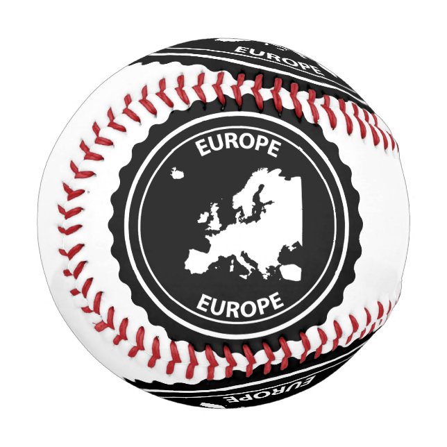 Europa-Gummi-Briefmarke Baseball (Vorderseite Links)