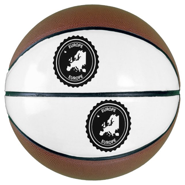 Europa-Gummi-Briefmarke Basketball (Vorderseite)
