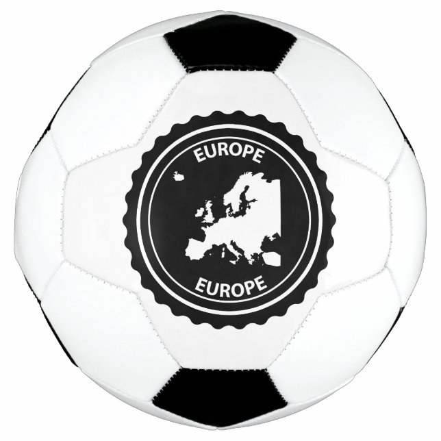 Europa-Gummi-Briefmarke Fußball (Vorderseite)