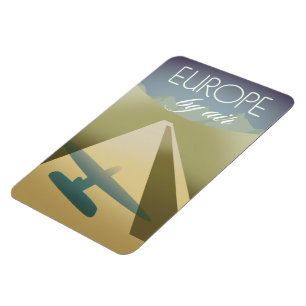 Europa im Luftverkehr Magnet