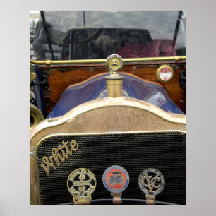 Europa, Irland, Dublin. Oldtimer, Weiß 2 Poster