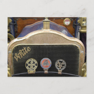 Europa, Irland, Dublin. Oldtimer, Weiß Postkarte