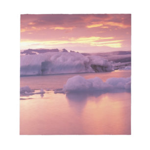 Europa, Island, Jokulsarlon-Lagune Notizblock
