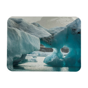 Europa, Island, JokUSArlon. Eisbergformationen Magnet