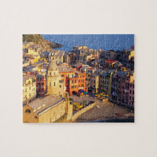 Europa, Italien, Cinque Terre. Dorf Vernazza Puzzle