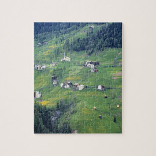 Europa, Italien, Dolomitenalpen. Dieses kleine Dor Puzzle