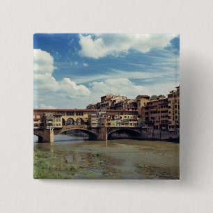 Europa, Italien, Florenz. Ponte Vecchio Button