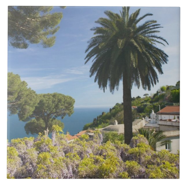 Europa, Italien, Kampanien (Amalfi-Küste), Fliese (Vorderseite)