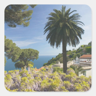 Europa, Italien, Kampanien, (Amalfi-Küste), Quadratischer Aufkleber