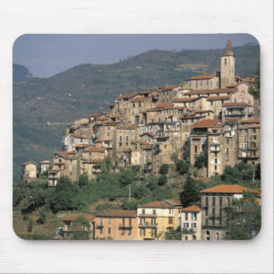 Europa, Italien, Ligurien, Apricale. Riviera Di Mousepad