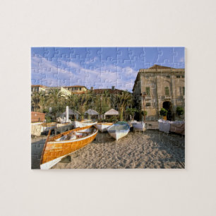 Europa, Italien, Ligurien, Riviera di Ponente, 4 Puzzle