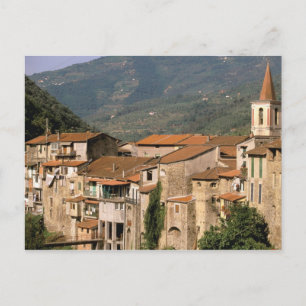 Europa, Italien, Ligurien, Riviera di Ponente, Postkarte