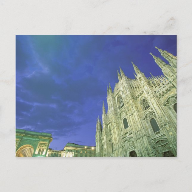 Europa, Italien, Lombardei, Mailand. Der Duomo Postkarte (Vorderseite)