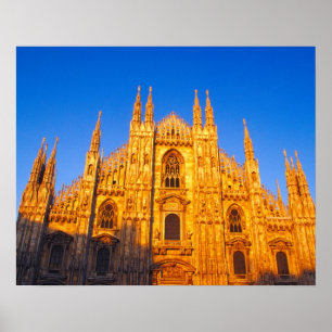 Europa, Italien, Mailand, Dom zu Mailand Poster