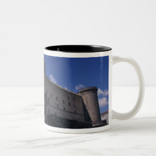 Europa, Italien, Neapel, Castel Nuovo Zweifarbige Tasse