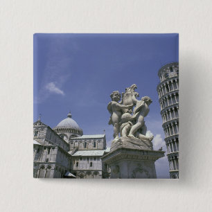 Europa, Italien, Pisa, Schiefer Turm von Pisa Button