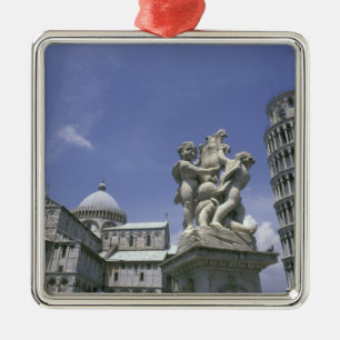 Europa, Italien, Pisa, Schießturm von Pisa Ornament Aus Metall