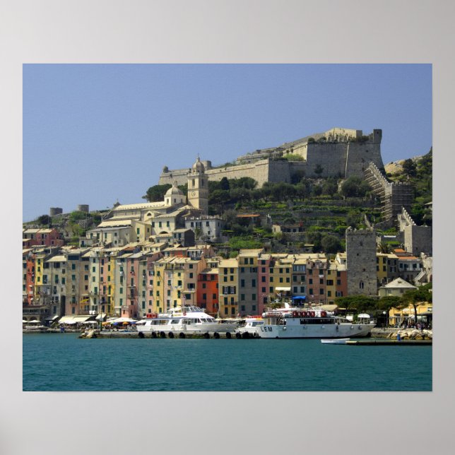 Europa, Italien, Portovenere aka Porto Venere. Poster (Vorne)