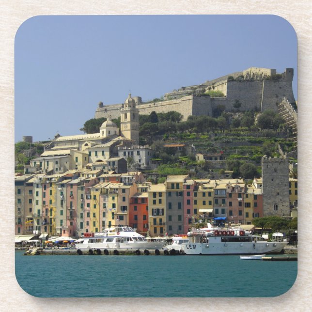 Europa, Italien, Portovenere alias Porto Venere. Getränkeuntersetzer (Vorderseite)