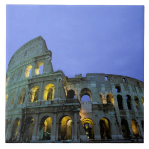 Europa, Italien, Rom. Abendansicht des Fliese