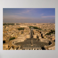 Europa, Italien, Rom, der Vatikan. Aussicht von St