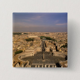 Europa, Italien, Rom, Der Vatikan. Blick von St. Button