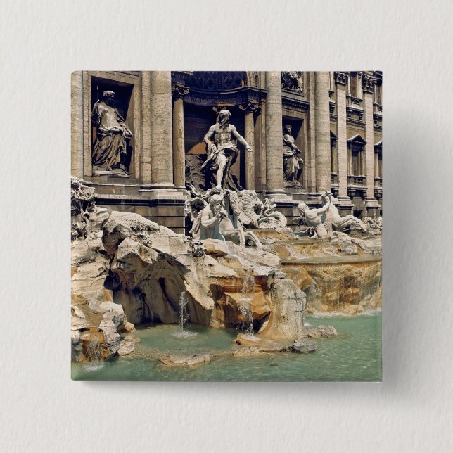 Europa, Italien, Rom. Münzstreu am Boden Button (Vorderseite)